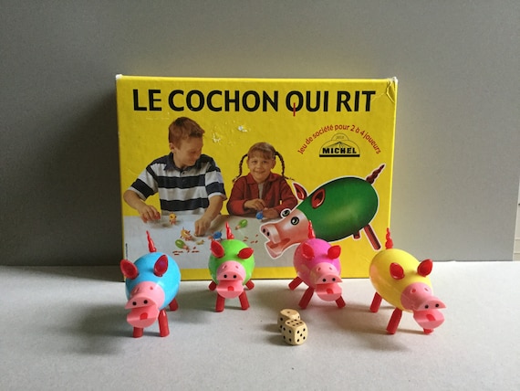 Vintage Board Game Le Cochon Qui Rit