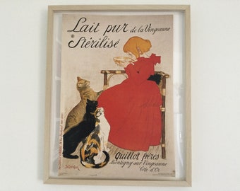 Vintage print, advertising poster, old print, vintage decoration, large format