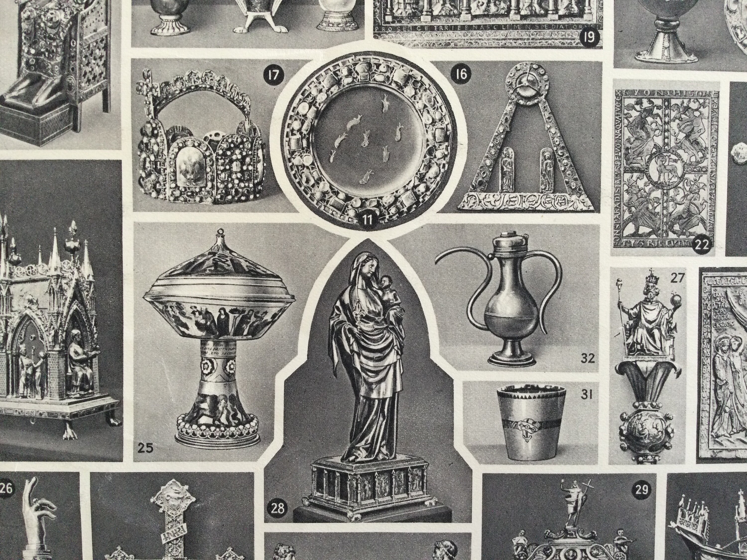 1912 Affiche Vintage Orfèvrerie - Or & Argent Antique Print Vintage Français