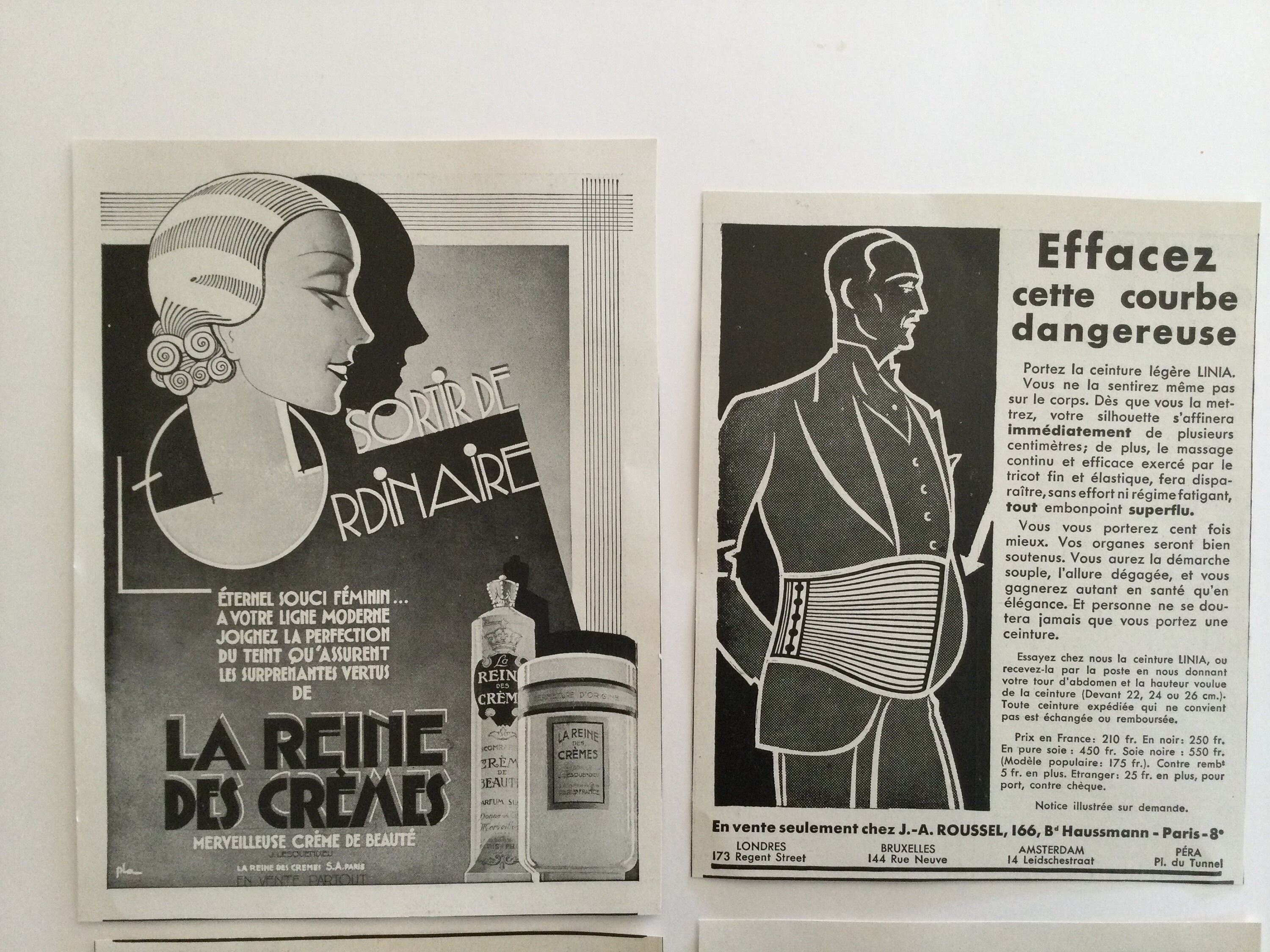 Lot de 5 Publicités France - Advertising Ancienne Publicité Publicité Vintage Antique Print Français