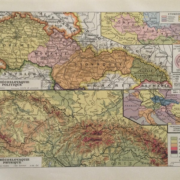 Affiche Vintage Originale Tchécoslovaquie 1973 - Ville De Mikulov, Artiste R. Gajdos, Grand Format