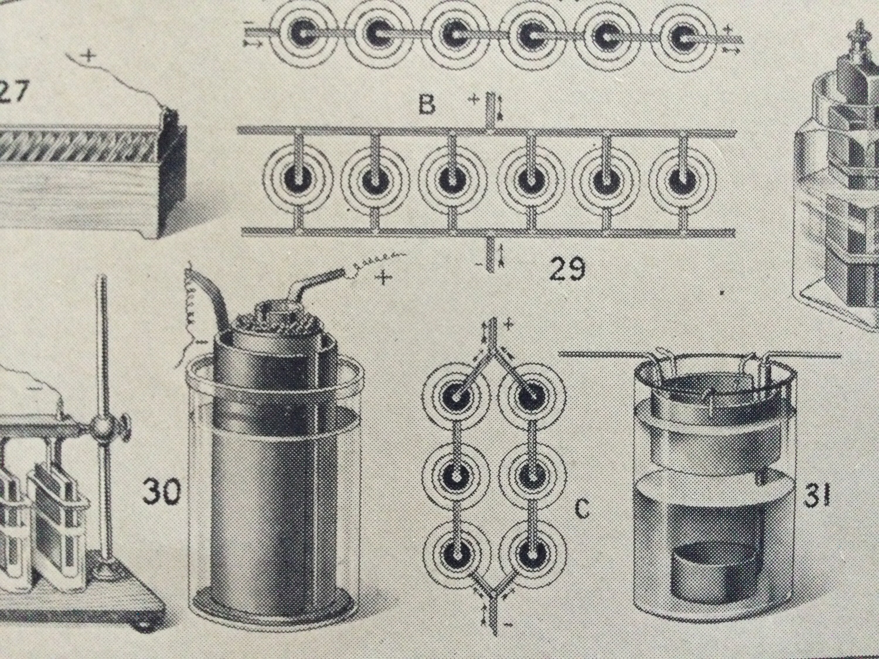 Affiche Vintage Électricité -Affiche Print Sciences - Electricity Décharges Électriques Antique Fran