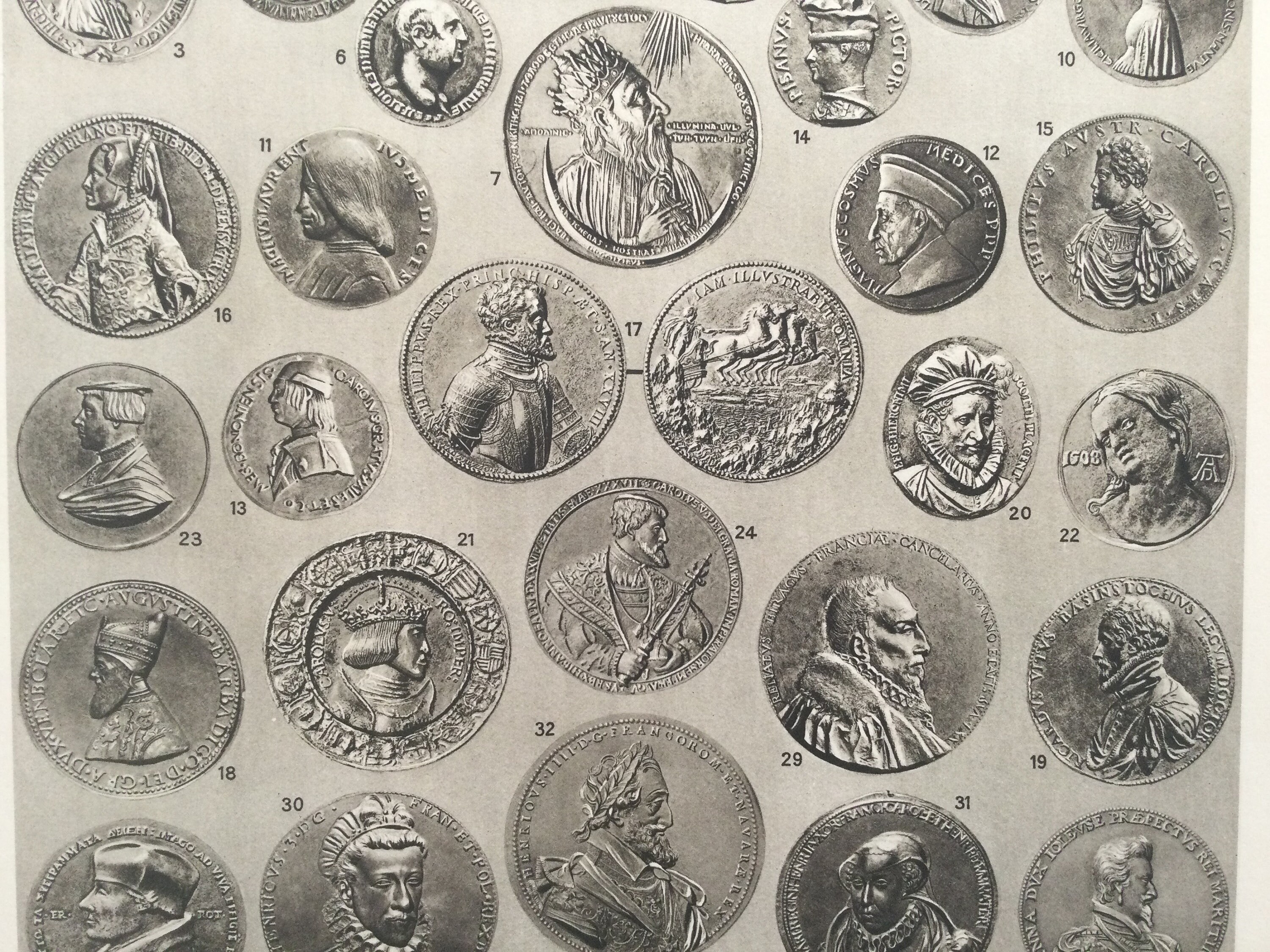 Medailles - Medals -French Medals Médailles de France Françaises Antique French Print Vintage França