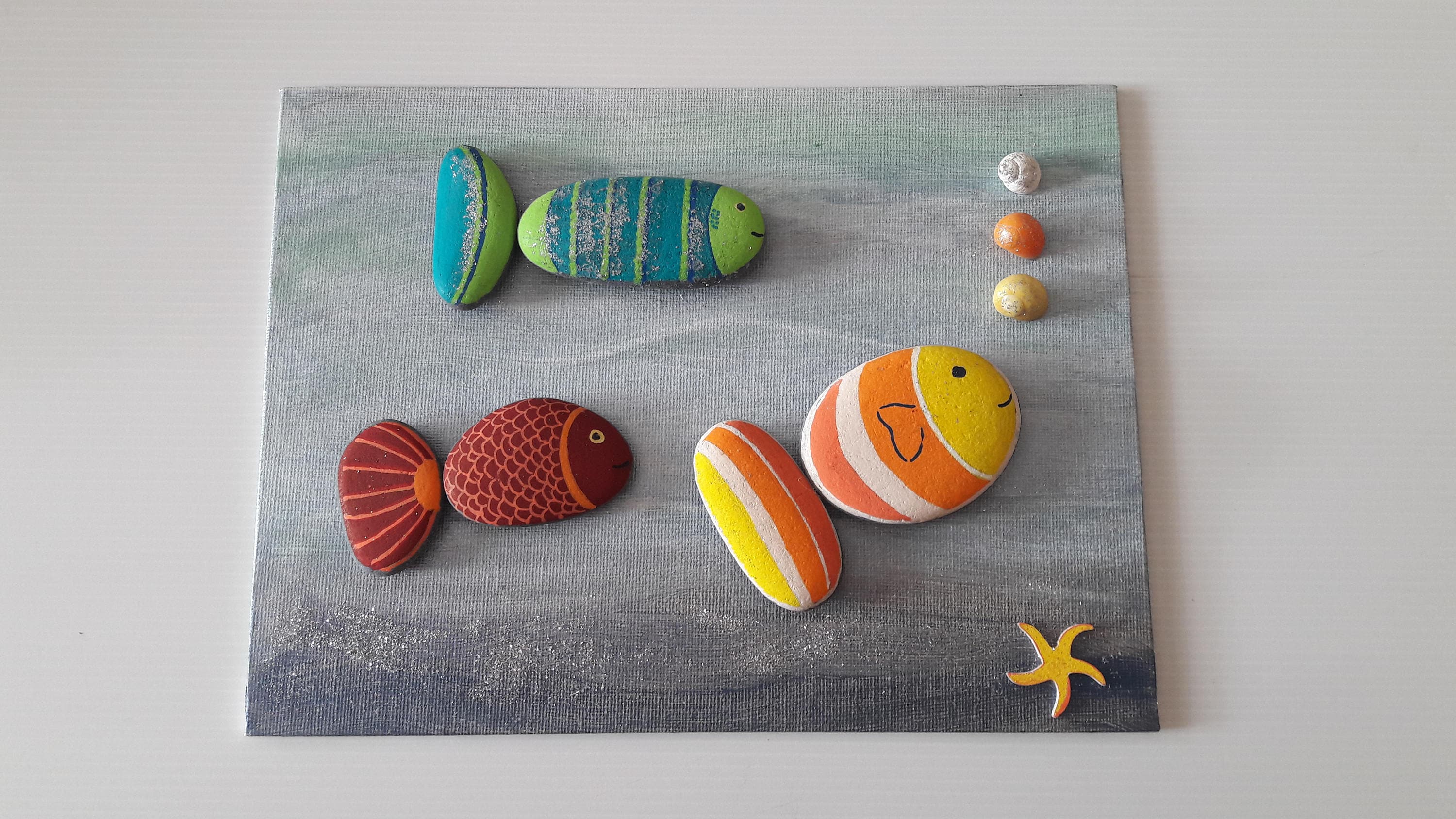 Trois Petites Bulles Tableau