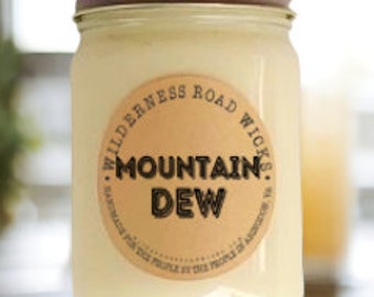 MOUNTAIN DEW Natural Soy Candle