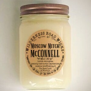 MOSCOW MITCH MCCONNELL Świeca sojowa | Humor polityczny | Prezent-żart