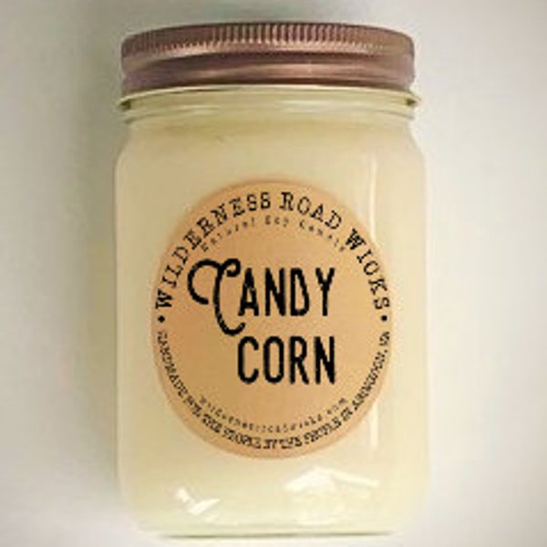 CANDY CORN Natural Soy Candle | Halloween Scent | Fall | Autumn