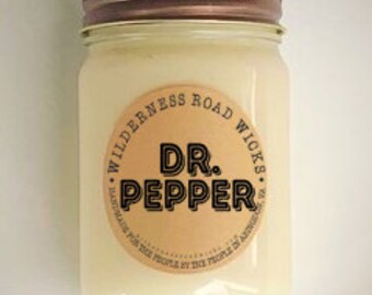 DR. PEPPER Candela di soia naturale