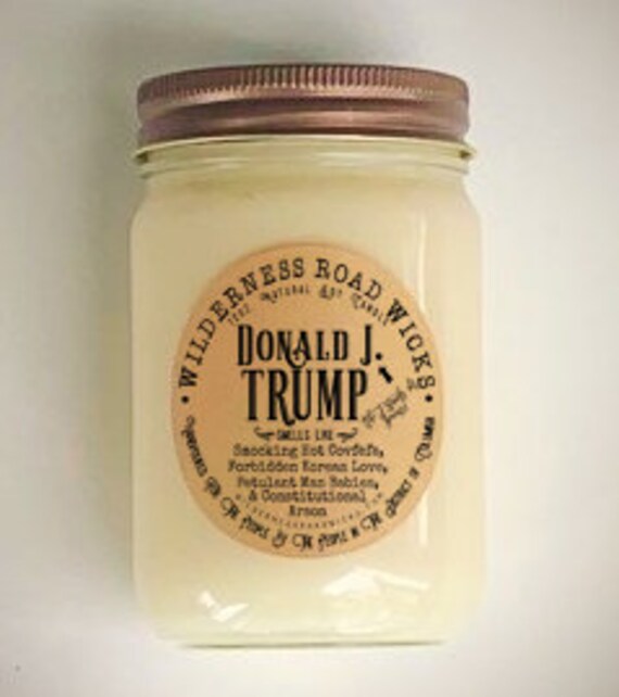 Funny Trump Soy Candle | Gag Gift Trump Gift Ideas