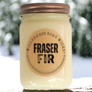 FRASER FIR Soy Candle | Christmas Tree Scent | Woodsy Scent | Holiday | Winter | Fall