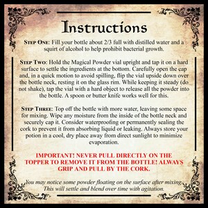 Potion Warning Mermaid Tears Potion - From the Magical Create-your-own Potion ...
