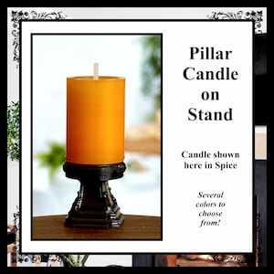 Dollhouse Miniature - The Traditional Pillar Candles Collection - Ideal for 1:12 or Larger Scales