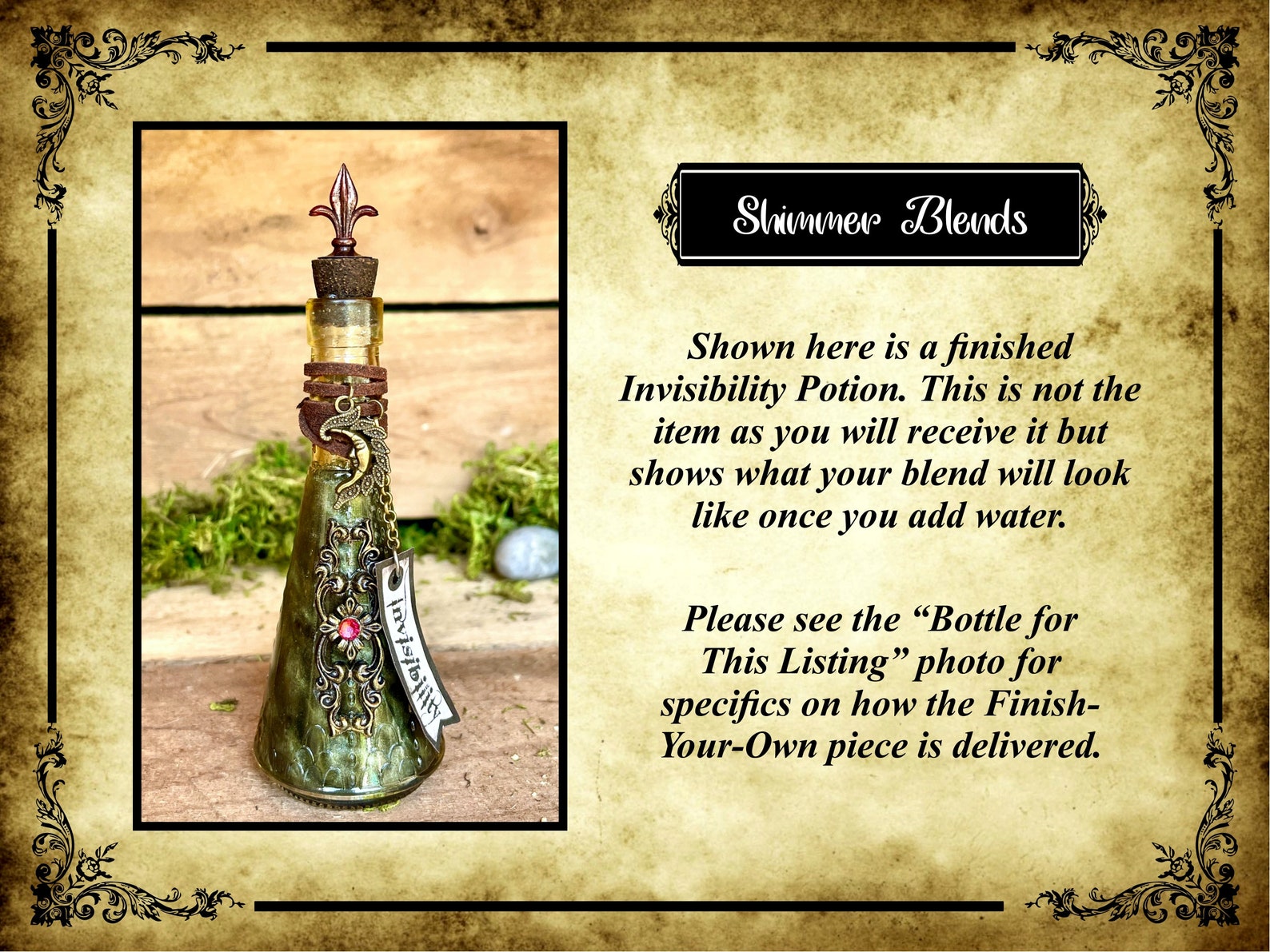 Potion dinvisibilité Parfait pour votre événement Harry Etsy