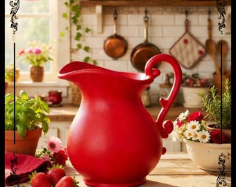 Dollhouse / Miniature Santorini Pitcher - Sizes to Fit 1:12 Scale & Up
