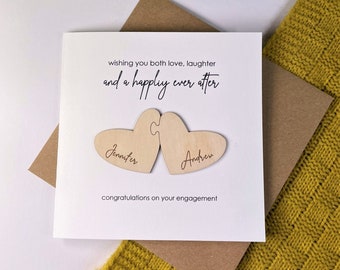 Personalised Engagement Card, Anniversary card.