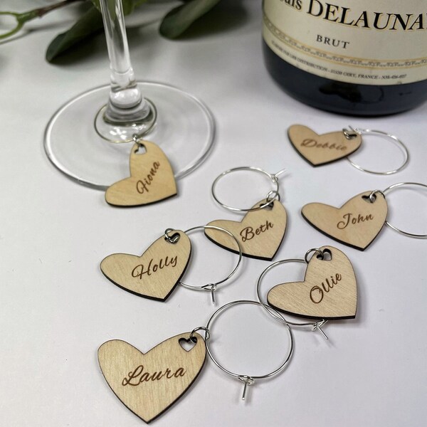 Wine Charm Favors Etsy