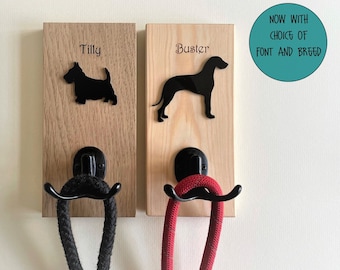 Personalised Dog Lead Hook Hanger