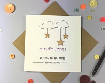 Personalised New Baby Card