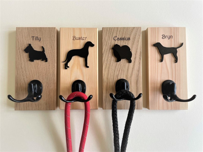 Personalised Dog Lead Hook Hanger Christmas Present X Mas Etsy UK