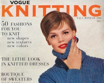 Vintage Vogue Knitting Magazine | Fall-Winter 1961 (PDF Pattern)