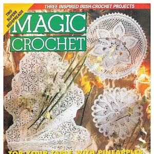 Revista de patrones de crochet vintage/Magic Crochet n.° 112, febrero de 1998, 26 patrones/Descarga instantánea en PDF