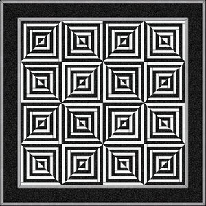 Digital PDF Quilt Block Pattern|Optical Illusion Quilt Block Pattern|Modern Patchwork|Instant Download