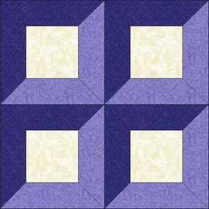 Digital PDF Quilt Block Pattern|Lattice Square Quilt Block Pattern|Modern Patchwork|Instant   Download