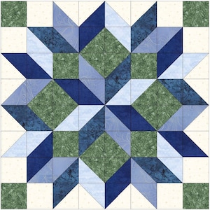 digital pdf quilt block patterncarpenter s star quilt etsy singapore