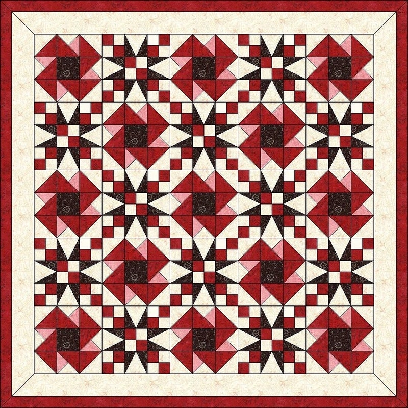 Patchwork Pinwheel Pattern - Etsy