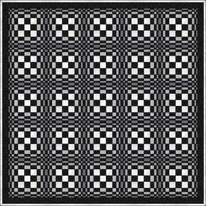 Digital PDF Quilt Block Pattern|Optical Illusion Quilt Block Pattern|Fibonacci Quilt Block Pattern|Modern Patchwork|Instant Download