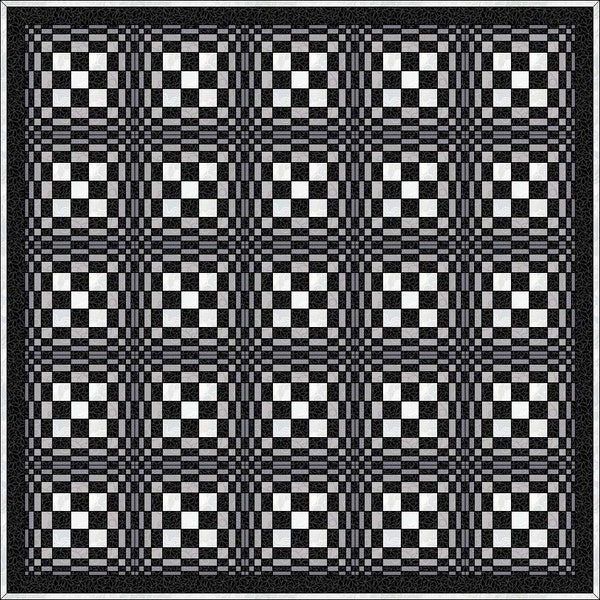 Digital PDF Quilt Block Pattern|Optical Illusion Quilt Block Pattern|Fibonacci Quilt Block Pattern|Modern Patchwork|Instant Download