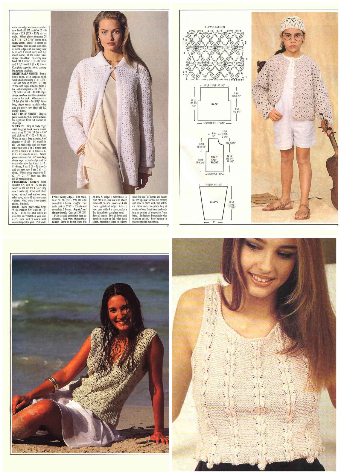Vintage Crochet Pattern Magazinemagic Crochet 103 August - Etsy