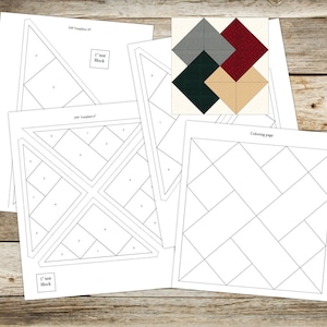 Oh Honey Quilt Pattern Beginner English Paper Piecing PDF Instant Download  