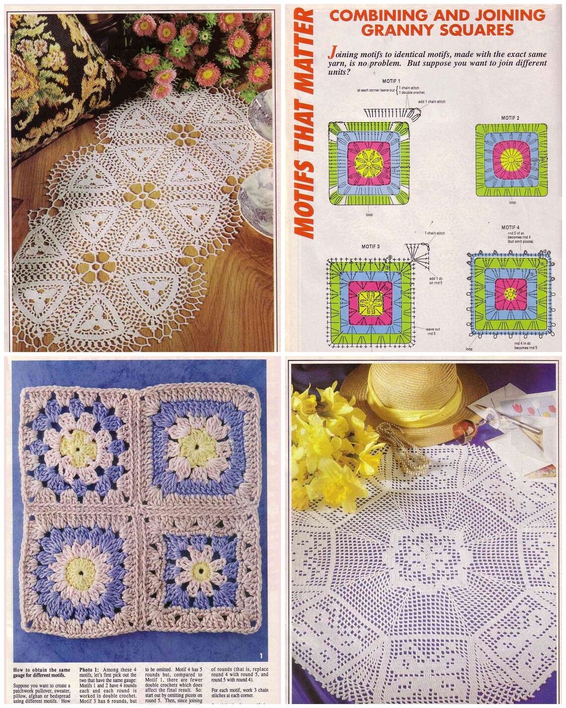 Vintage Crochet Pattern Magazine|magic Crochet #93 December 1994|33 ...