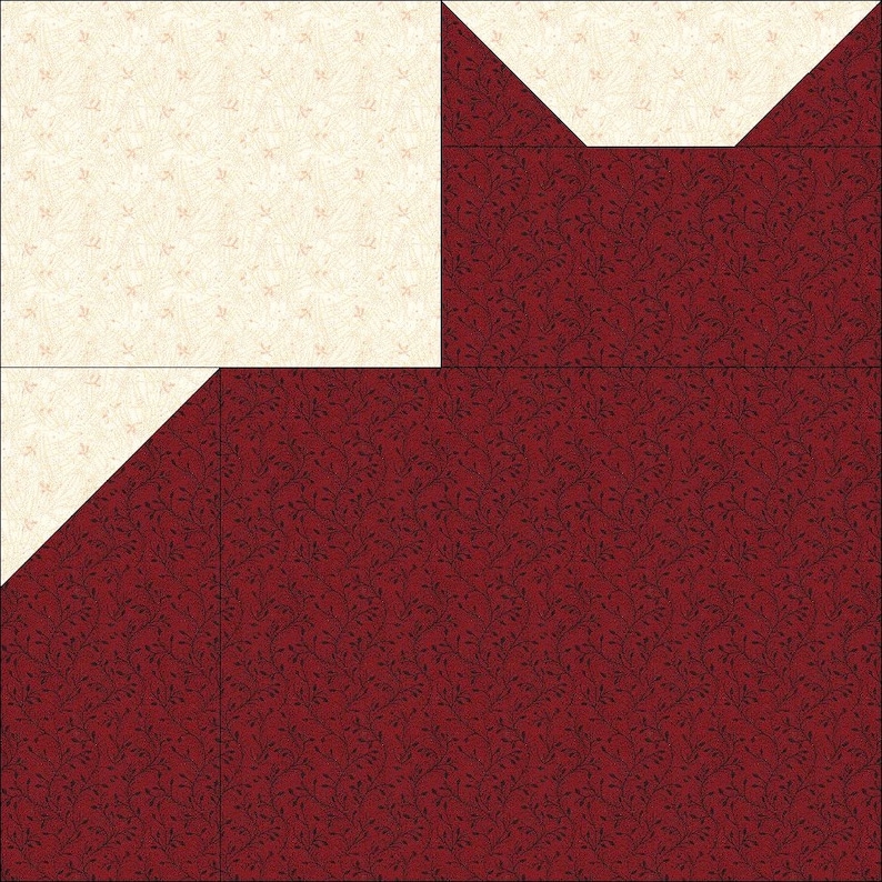 Digital PDF Cats Quilt Block Pattern Snail's Trail Quilt Block Pattern Modern Patchwork Instant Download image 6