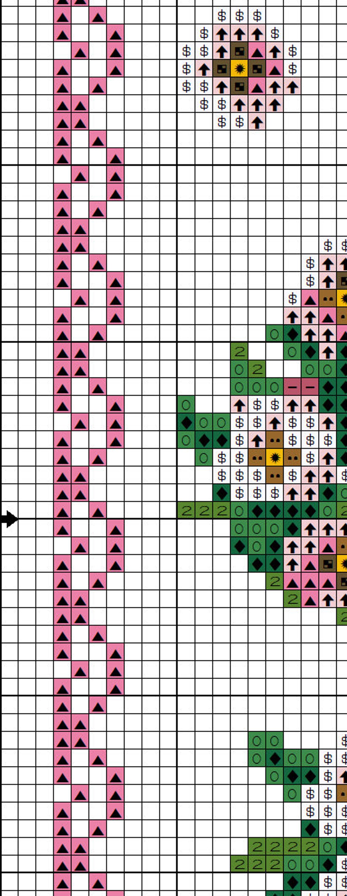 Cross Stitch Pattern Season Spring, Cross Stitch Pattern,mill Windmill ...