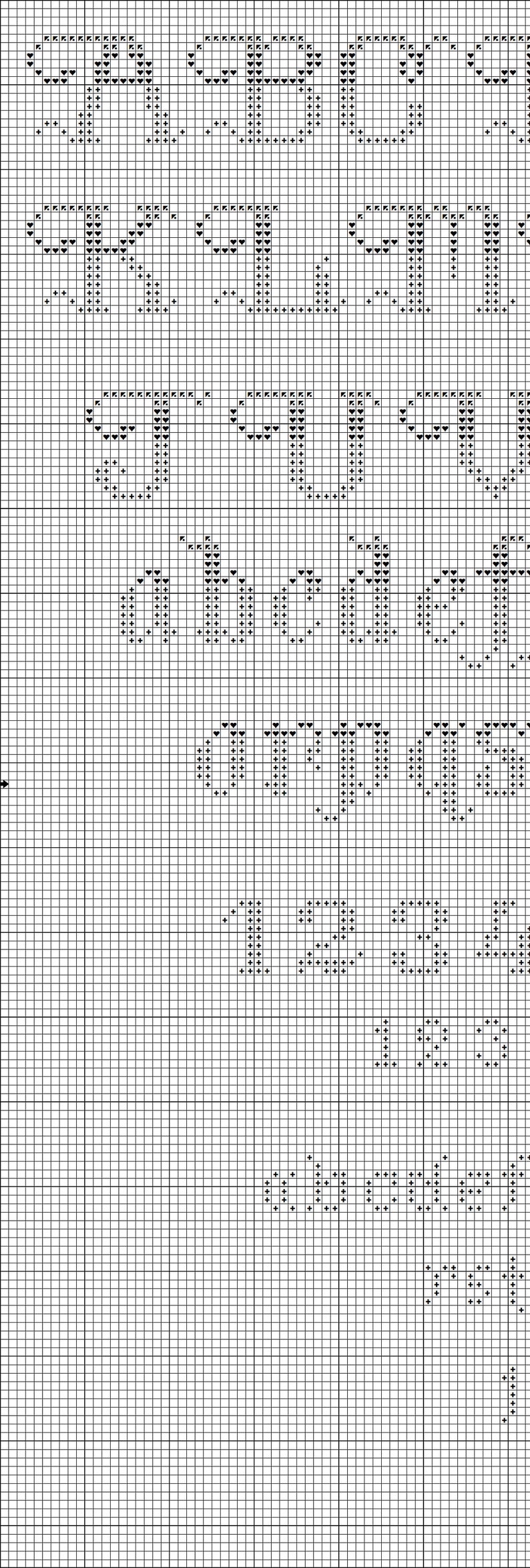 Modèle de point de croix alphabet et nombresFantaisie cursiveTableau de polices de caractères moderne au point de croixLettres au point de croix avec lettrage à la mainPDFTéléchargement instantané image 2