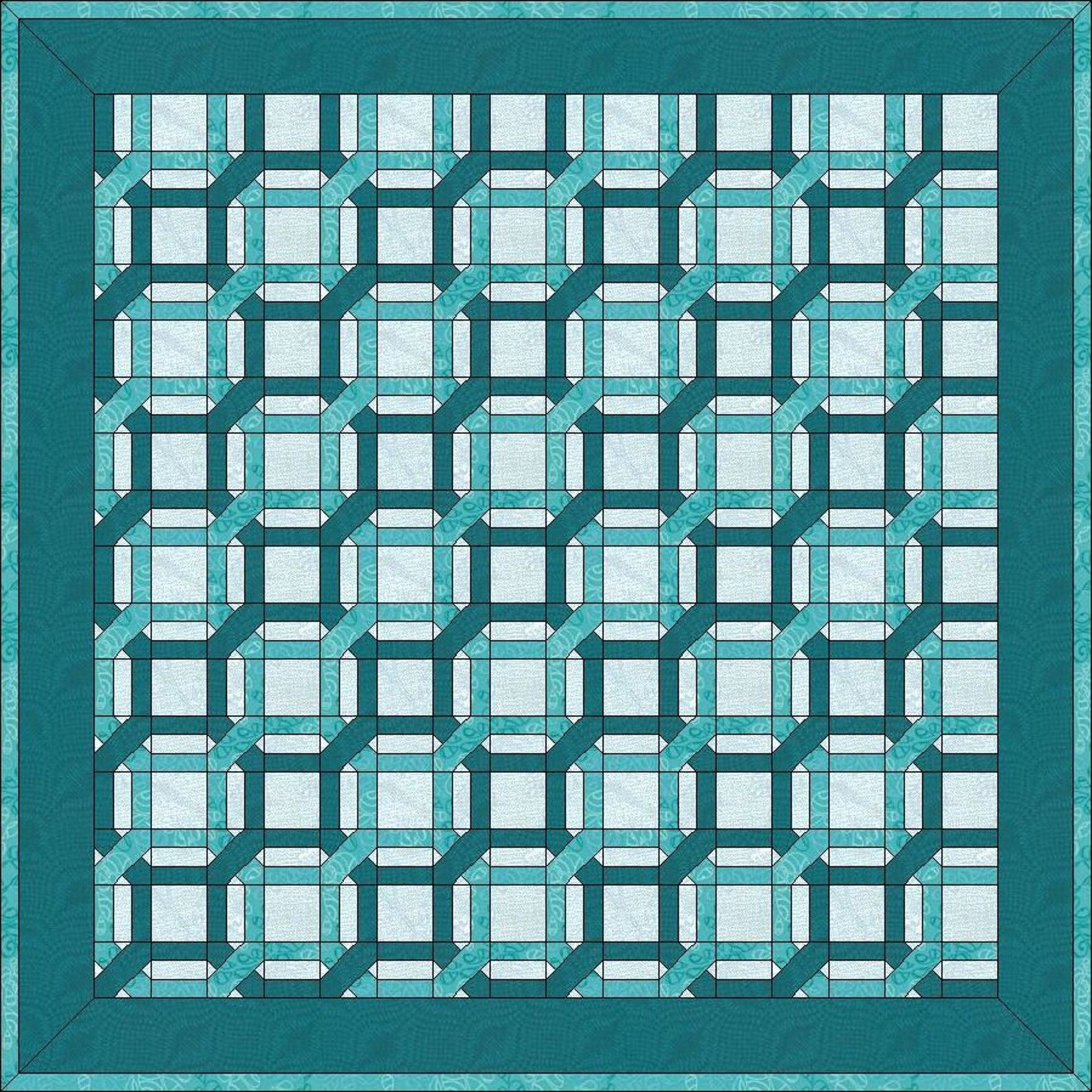 Digital PDF Quilt Block Patterngarden Maze Quilt Block Etsy