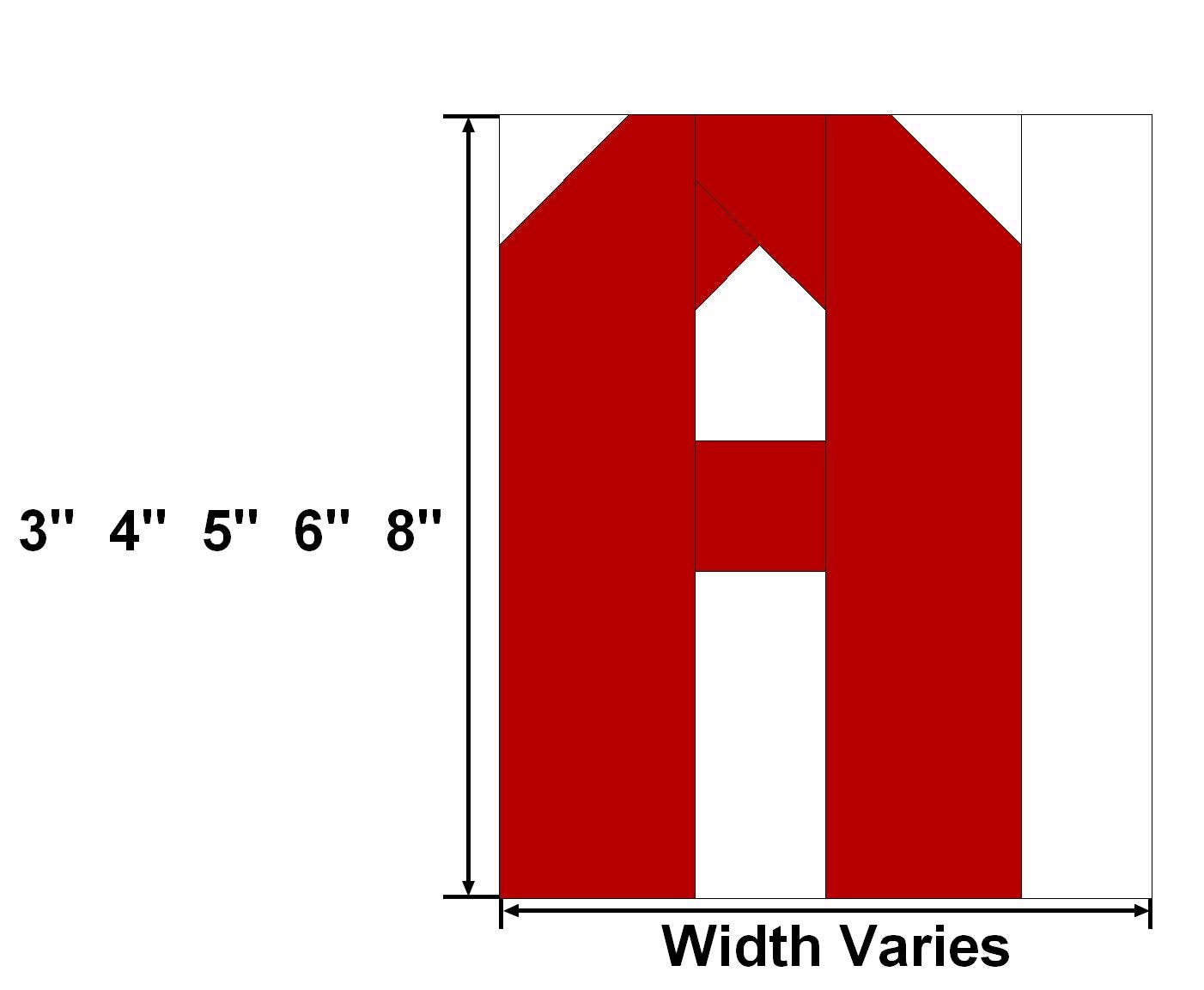 Foundation Paper Piecing (FPP) Templates, Alphabet Quilt Block Pattern ...
