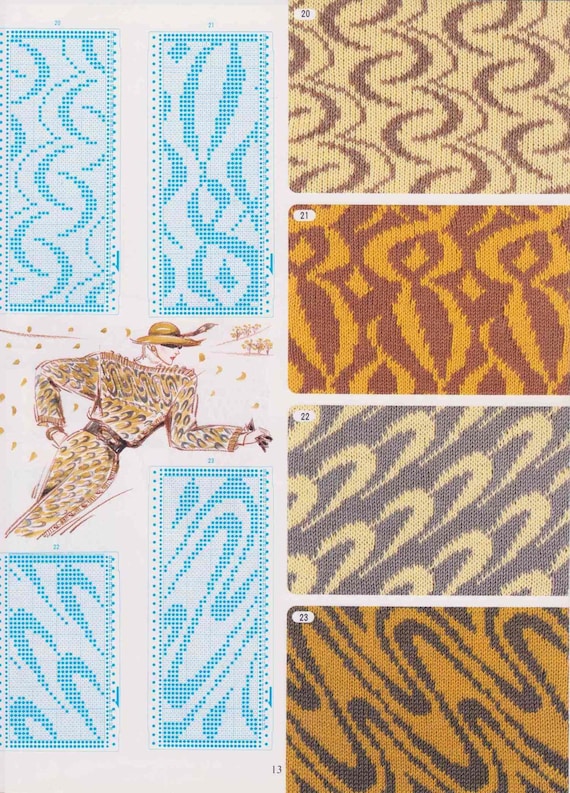 Vintage Brother Punchcard Pattern Vol.5 Book for All 24 Stitch