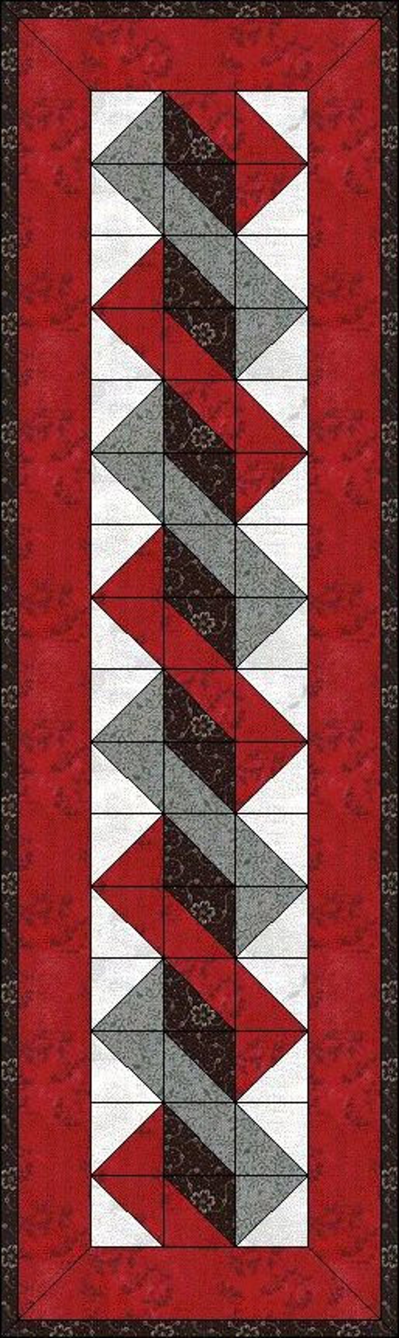 Digital PDF Quilt Block Patterntwisted Pole Quilt Block Etsy