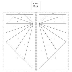 Heart FPP Quilt Block Pattern | Foundation Paper Piecing Template | 5 ...