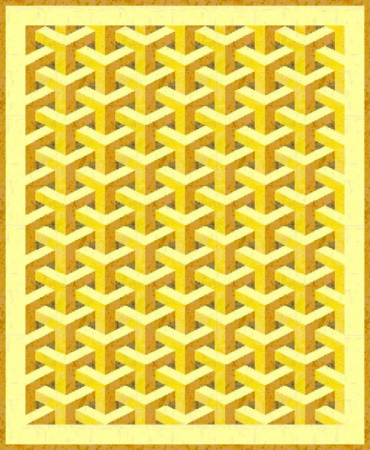 Digital PDF Quilt Block Pattern|escher Quilt Block Pattern|optical ...