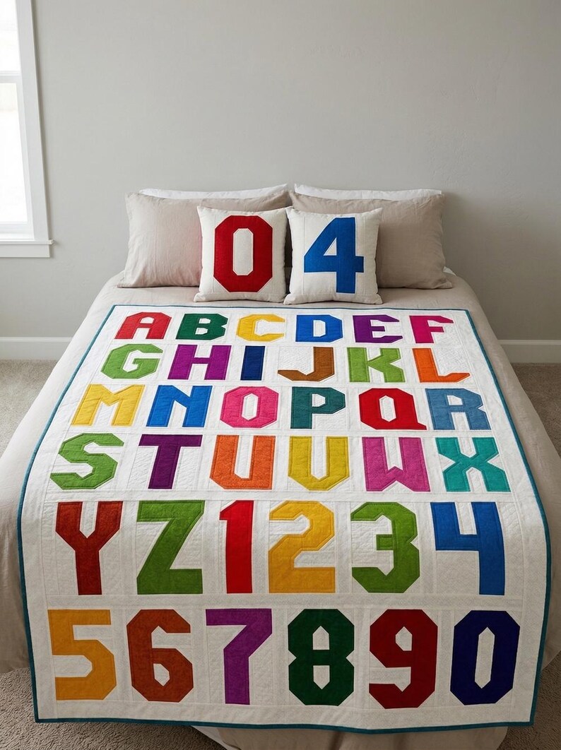 Foundation Paper Piecing (FPP) Templates, Alphabet Quilt Block Pattern ...