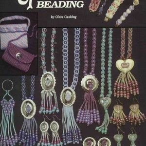 Vintage 1994 Pattern Booklet Splendor Beading by Oleta Cushing, Suzanne McNeill Pattern Booklet Originals 2434. Instant Download (PDF).