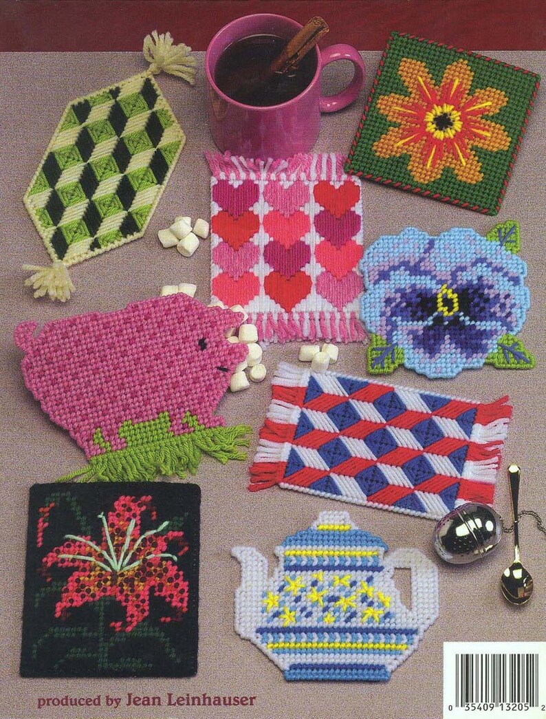 Plastic Canvas Pattern Bookplastic Canvas Mighty Mugrugs Etsy