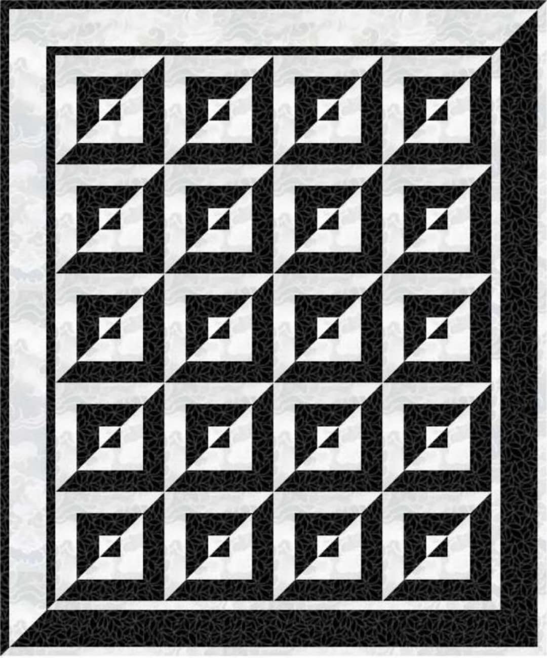 Digital PDF Quilt Block Pattern|3d Illusion (6) Quilt Block Pattern ...