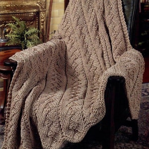 Mr. Woodhouse' Afghan Loom Knit