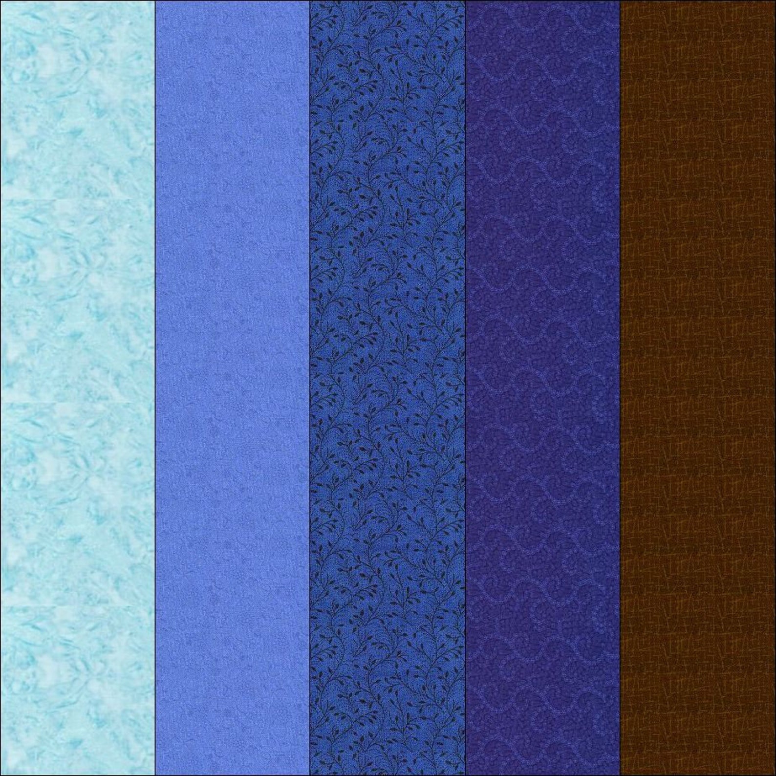 Digital PDF Quilt Block Pattern|rainbow Rail Fence Quilt Block Pattern ...