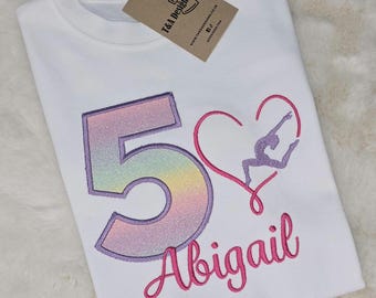 Birthday tshirt, number Birthday top, boys number birthday Tshirt, birthday, personalised Tshirt